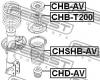 FEBEST CHBT200 ПОДШИПНИК ОПОРЫ ПЕРЕДНЕГО АМОРТИЗАТОРА