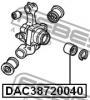 FEBEST DAC38720040 DAC38720040 ПОДШИПНИК СТУПИЧНЫЙ ЗАДНИЙ (38x72x40)