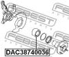 FEBEST DAC38740036 DAC38740036_подшипник ступ.передн./ Nissan AD Van/Wingroad Y11 1999-2004
