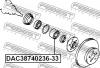 FEBEST DAC3874023633 DAC38740236-33_подшипник ступ.передн./ Toyota Carina E AT190/ST191/CT190 1992-1997