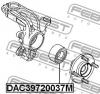 FEBEST DAC39720037M DAC39720037M ПОДШИПНИК СТУПИЧНЫЙ ПЕРЕДНИЙ (39x72x37)