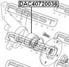 FEBEST DAC40720036 Подшипник передней ступицы