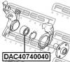 FEBEST DAC40740040 DAC40740040_подшипник ступ.передн./ Mazda 323 BJ 1998-2002