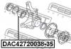 FEBEST DAC42720038-35 Подшипник ступицы пер.