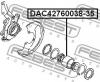 FEBEST DAC4276003835 DAC42760038-35_подшипник ступ.передн./ Nissan Primera P11 1996-2001
