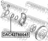 FEBEST DAC42780045 DAC42780045 ПОДШИПНИК СТУПИЧНЫЙ ПЕРЕДНИЙ (42x78x45)