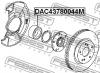 FEBEST DAC43780044M ПОДШИПНИК СТУПИЧНЫЙ ПЕРЕДНИЙ (43x78x44) (HONDA CIVIC FD 2006-) FEBEST
