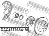 FEBEST DAC43793841M DAC43793841M ПОДШИПНИК СТУПИЧНЫЙ ПЕРЕДНИЙ (43x79x38x41)