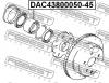 FEBEST DAC4380005045 ПОДШИПНИК СТУПИЧНЫЙ ЗАДНИЙ (43x80x50x45)