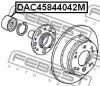 FEBEST DAC45844042M Подшипник ступицы передний