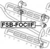 FEBEST FSBFOCIIF ВТУЛКА ПЕРЕДНЕГО СТАБИЛИЗАТОРА D26.5