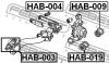 FEBEST HAB009 САЙЛЕНБЛОК ЗАДНЕЙ ЦАПФЫ (HONDA CIVIC EU/EP/ES 2001-2006 HONDA CR-V RD4/RD5/RD6/RD7/RD9 2001-2006 HON