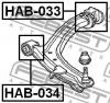 FEBEST HAB-034 Сайлентблок переднего рычага