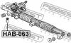 FEBEST HAB063 САЙЛЕНБЛОК РУЛЕВОЙ РЕЙКИ (HONDA CIVIC EU/EP/ES 2001-2006) FEBEST