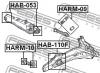 FEBEST HAB110F САЙЛЕНБЛОК ЗАДНЕГО РЫЧАГА УСИЛЕННЫЙ (HONDA CIVIC COUPE EJ1 1993-1995 HONDA CIVIC EJ9/EK1/EK3/EK4 199