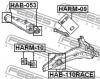 FEBEST HAB110RACE САЙЛЕНБЛОК ЗАДНЕГО РЫЧАГА SPORT (HONDA CIVIC COUPE EJ1 1993-1995 HONDA CIVIC EJ9/EK1/EK3/EK4 1995-20