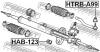 FEBEST HAB123 САЙЛЕНБЛОК РУЛЕВОЙ РЕЙКИ (HONDA ACCORD CF3/CF4/CF5/CL1/CL3 1998-2002) FEBEST