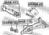 FEBEST HARM09 HARM-09_ремкомплект сайленблоков тяги/ Honda CR-V RD1/RD2/Civic EJ9/EK1/3/4 95-01