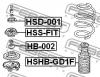 FEBEST HB-002 Подшипник опорный