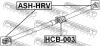 FEBEST HCB003 ПОДШИПНИК ПОДВЕСНОЙ КАРДАННОГО ВАЛА (HONDA HR-V GH1/GH2/GH3/GH4 1998-) FEBEST