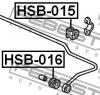 FEBEST HSB015 ВТУЛКА ЗАДНЕГО СТАБИЛИЗАТОРА D13