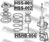 FEBEST HSHB004 ПЫЛЬНИК АМОРТИЗАТОРА D20 С ОТБОЙНИКОМ