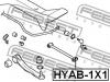 FEBEST HYAB-1X1 Сайлентблок задней продольной тяги