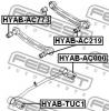 FEBEST HYAB-AC000 Сайлентблок заднего продольного рычага (зад.)