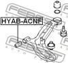FEBEST HYAB-ACNF Сайлентблок маленький переднего рычага