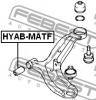 FEBEST HYAB-MATF Саилентблок переднего рычага