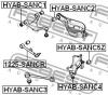 FEBEST HYABSANC1 САЙЛЕНБЛОК ЗАДНЕГО ВЕРХНЕГО РЫЧАГА (HYUNDAI SANTA FE CLASSIC 2006-) FEBEST