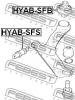 FEBEST HYAB-SFS Сайлентблок рычага