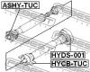 FEBEST HYCBTUC ПОДШИПНИК ПОДВЕСНОЙ КАРДАННОГО ВАЛА (HYUNDAI TUCSO