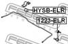 FEBEST HYSB-ELR Втулка заднего стабилизатора