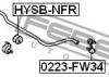 FEBEST HYSBNFR ВТУЛКА ЗАДНЕГО СТАБИЛИЗАТОРА D16.8 (HYUNDAI GRANDEUR TG 05 2005- HYUNDAI NF SONATA 2005-) FEBEST