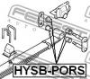 FEBEST HYSBPORS ВТУЛКА РЕССОРЫ