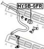 FEBEST HYSBSFR ВТУЛКА ЗАДНЕГО СТАБИЛИЗАТОРА D14