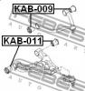 FEBEST KAB-011 Сайлентблок нижний переднего рычага