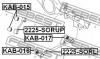 FEBEST KAB015 САЙЛЕНБЛОК ЗАДНЕГО ПРОДОЛЬНОГО РЫЧАГА (KIA SORENTO 2002-) FEBEST