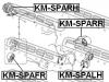 FEBEST KMSPARH ПОДУШКА ДВИГАТЕЛЯ ПРАВАЯ (KIA SHUMA,II/SEPHIA,II/MENTOR,II/SPECTRA 1997-2004) FEBEST