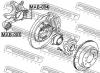 FEBEST MAB004 САЙЛЕНБЛОК ЗАДНЕЙ ЦАПФЫ (MITSUBISHI PAJERO III MONTERO V75W 2000-2006) FEBEST