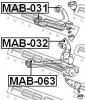 FEBEST MAB032 САЙЛЕНБЛОК ПЕРЕДНЕГО НИЖНЕГО РЫЧАГА