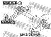 FEBEST MAB-033 Сайлентблок подушки дифференциала