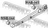 FEBEST MAB044 САЙЛЕНБЛОК ЗАДНЕГО ПРОДОЛЬНОГО РЫЧАГА