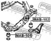 FEBEST MAB101 САЙЛЕНБЛОК ПОДРАМНИКА ПЕРЕДНИЙ