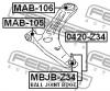 FEBEST MAB-105 Сайлентблок переднего рычага