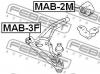FEBEST MAB-2M Сайлентблок переднего рычага