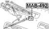 FEBEST MAB492 САЙЛЕНБЛОК ЗАДНЕГО ПРОДОЛЬНОГО РЫЧАГА