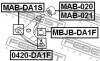 FEBEST MBJBDA1F ПЫЛЬНИК ОПОРЫ ШАРОВОЙ НИЖНЕГО РЫЧАГА