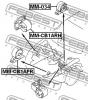 FEBEST MM034 ПОДУШКА ДВИГАТЕЛЯ ЗАДНЯЯ AT [13]